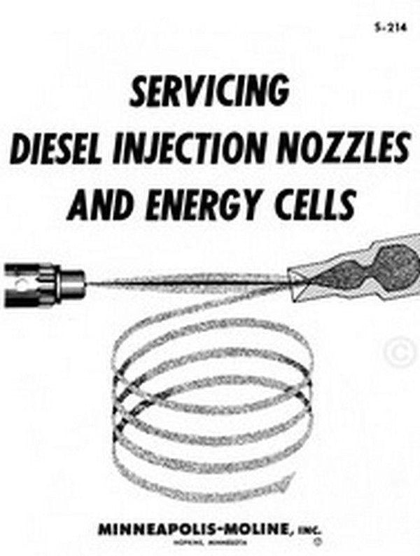 Minneapolis Moline Tractor Diesel Injection and Energy Cells Service Manual