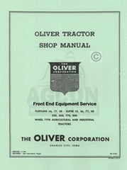 Oliver Fleetline 66 77 88 Super 55 550 660 770 880 Front End Service Manual