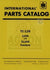 Farmall 1256 International 21256 Part Catalog Manual Ch