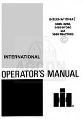INTERNATIONAL 3088 3288 3488 HYDR 3688 Operators Manual