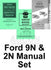 Ford 9N 2N Tractor Shop Service Operators Parts Manuals