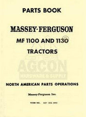 MASSEY FERGUSON MF 1100 MF1100 MF 1130 MF1130 Parts Book Manual 651-203-M95