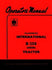 International McCormick B-250 B250 Diesel Tractor Owner Operators Manual IH
