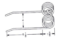 Baler Tooth International Harvester 141 151 122 123 125 127 161 45 45T 46 55T