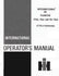 International 56 Planter Two Four Six 2-4-6  Row Narrow Operators Manual IH