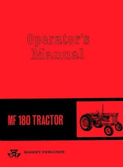 Massey Ferguson MF 180 Tractor Operators Manual