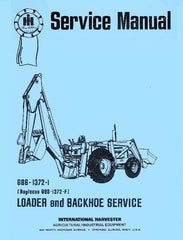 International 2050 3050 Loader 1622 3121 3131 3141 3152 Back hoe Service Manual
