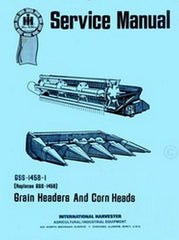 International 800 Series Corn Head Heads Service Manual