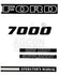Ford 7000 Tractor Row Owner Operators Supplement Manual