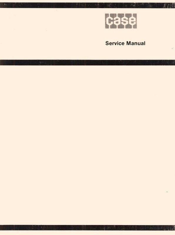 Case 770 780 880 990 885 1200 Selectamatic Front Axle Steering Service Manual