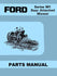 Ford 501 Rear Mower 14-92 257 320 93 258 259 260 321 323 339 340 Parts Manual