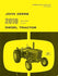 John Deere Model 2010 Diesel Row Crop Utility Tractor Operators Manual JD