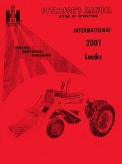 International 2001 Loader Operators Manual