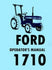 Ford 1710 Tractor Owner Operators Manual