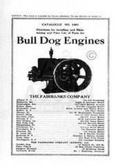 Fairbanks Morse Bull Dog Hit Miss Engine Manual 1081