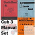 International Farmall Cub Operators, Service and Parts Catalog 3 Manual Set IH