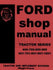Ford 701 801 901 1801 Tractor Service Shop Manual