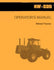 ALLIS CHALMERS 4W-220 Diesel Operators Owners Manual AC