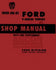 Ford Truck F-Series 1949 1950 1951 Shop Service Manual
