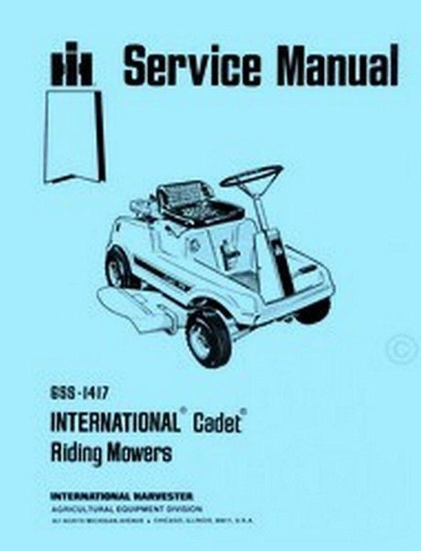 CUB CADET 55 75 85 Special & 95 Service Shop Manual IH