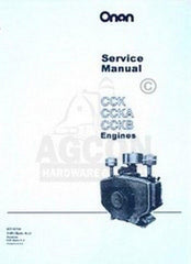 ONAN CCK CCKA & CCKB Engine Service Shop Manual