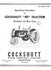 Cockshutt 40 Standard Row Crop Tractor Operating Manual