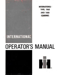 International Harvester 1440 1460 1480 Combine Operators Manual