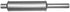 Muffler International Harvester 100 130 140 200 230 240 330 340 404 A Av B Bn C