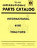 International 4100 Tractor Parts Catalog Manual TC-116
