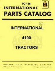 International 4100 Tractor Parts Catalog Manual TC-116