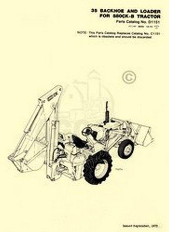 Case 35 Backhoe Loader 580CK-B Parts Catalog Manual