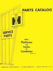 International 453 615 715 810 815 914 915 Platform Feeder Combine Parts Manual