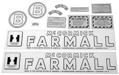 DECAL International Harvester B Tractor 12 piece set