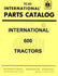 International 600 650 Gas Diesel Part Catalog Manual IH