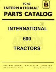 International 600 650 Gas Diesel Part Catalog Manual IH