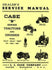 Case D Model Series Tractor Dealers Service Manual