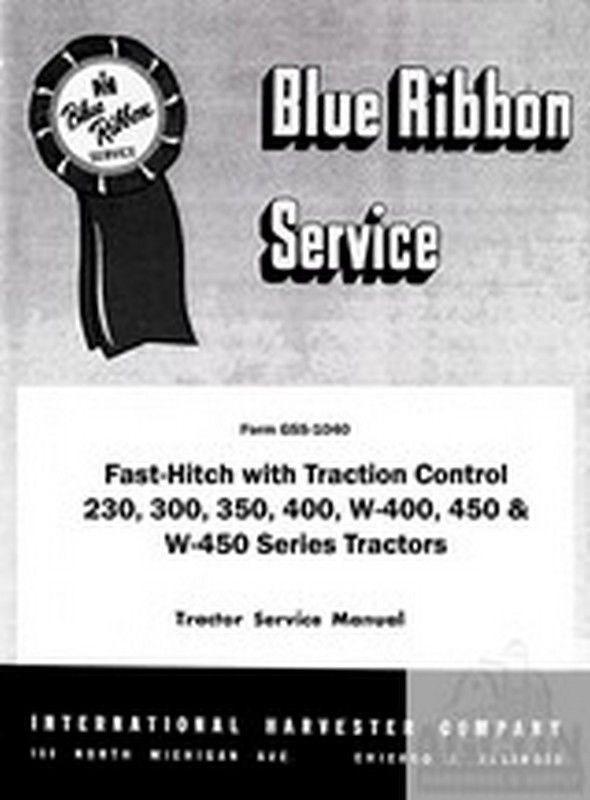 Farmall Fast Hitch w Traction Control Service Manual