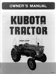 Kubota L260P L260 Owners Operators Manual
