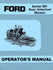 Ford 501 Rear Sickle Hay Mower 2000 3000 4000 5000 6000 Fordson Operators Manual