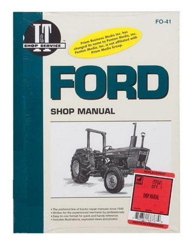 Shop Manual Ford 2310 2600 2610 3600 3610 4100 4110 4600 4600Su 4610 4610Su