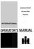 International 354 2300 2300A Tractor Operators Manual