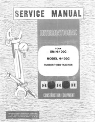 International H 100C Tire Loader Chassis Service Manual