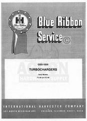International Turbocharger Solar 3B 4B Service Manual