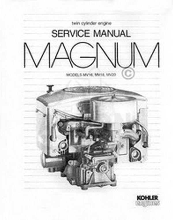 Kohler Magnum 16 18 20 HP MV16 MV18 MV20 Service Manual