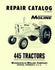 Minneapolis Moline 445 Repair Part Manual Catalog