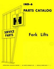 International Harvester 4410 4414 4421 Fork Lift Tractor Parts Catalog Manual IH