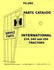International Harvester 234 244 254 Tractor Parts Catalog Manual TC-255