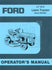 Ford LT 12 H Lawn Tractor Operators Manual 12H 9800989