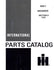 International 3121 Backhoe for 3414 3444 500C 3514 3616 2544 Parts Manual