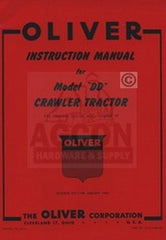 Oliver DD Crawler Tractor Operators & Service Manual